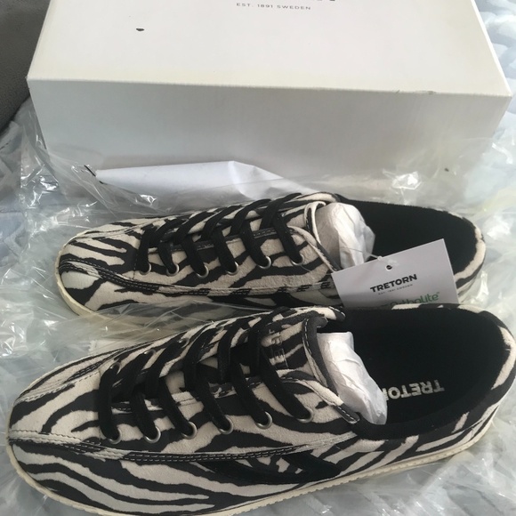 Trex Shoes - Tretorn  Nylite 37 Plus / Zebra suede / SZ 9.5